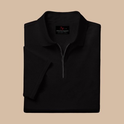 Men's Zipper Polo Shirt