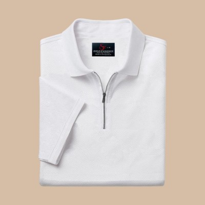 Men's Zipper Polo Shirt