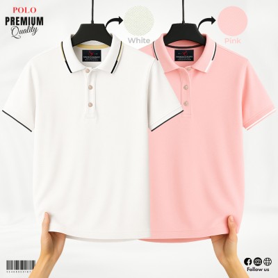 MEN PREMIUM JACQUARD POLO SHIRT (COMBO)